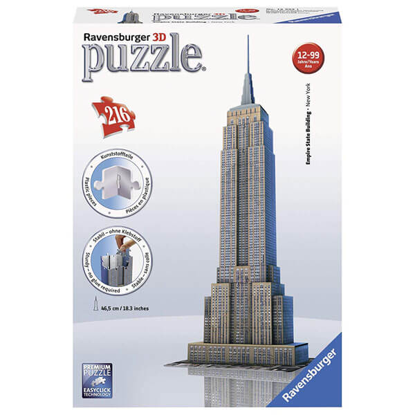 Ravensburger 3D puzzle (slagalice) Empire State Building RA12553 - ODDO igračke