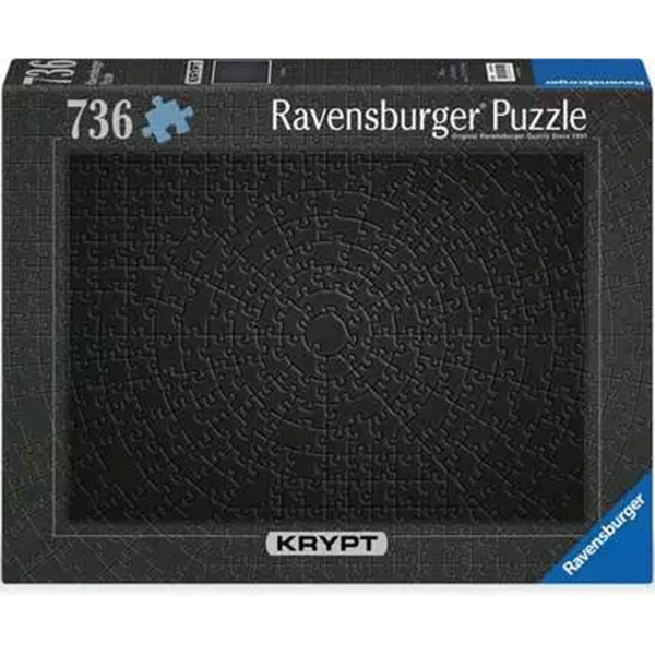 Ravensburger puzzle (slagalice) KRYPT crni 736pcs RA12000054 - ODDO igračke