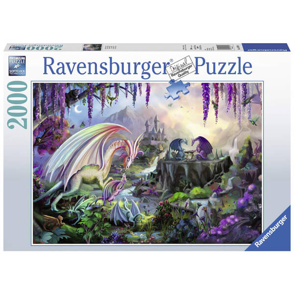 Ravensburger puzzle slagalice 2000pcs Dragon Valley Dolina zmajeva RA16707 - ODDO igračke