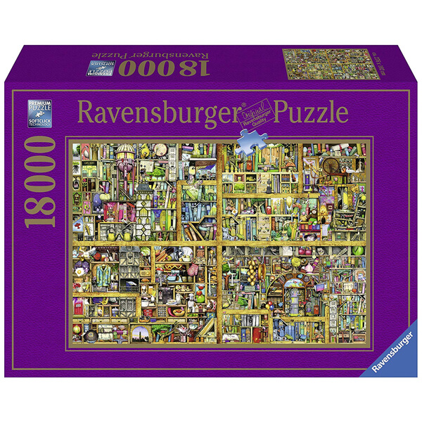 Ravensburger puzzla slagalica 18000pcs Colin Thompson Polica za knjige RA17825 - ODDO igračke