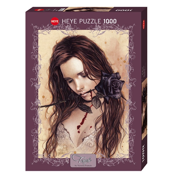 Heye puzzle 1000 pcs Victoria Favole Dark Rose 29430 - ODDO igračke