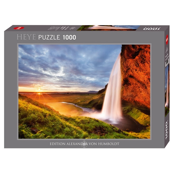 Heye puzzle 1000 pcs Edition Humboldt A Seljalandsfoss Waterfall 29769 - ODDO igračke