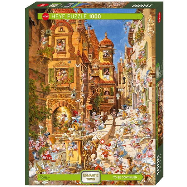 Heye puzzle 1000 pcs Ryba Romantic Town By Day 29874 - ODDO igračke