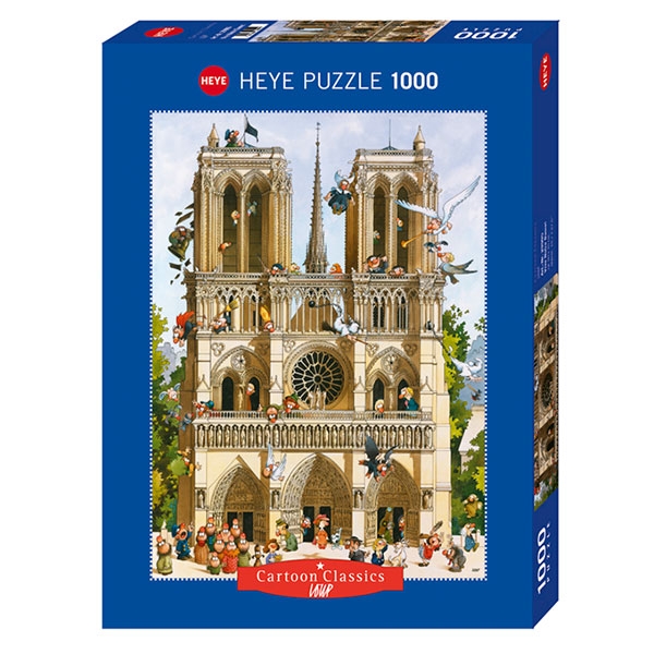 Heye puzzle 1000 pcs Cartoon Classics Loup Vive Notre Dame 29905 - ODDO igračke