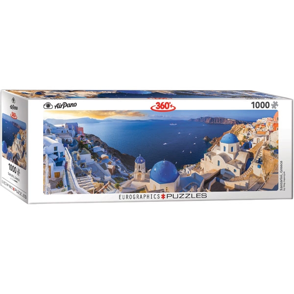 Eurographics 360 Santorini Greece 1000-Piece Puzzle - ODDO igračke