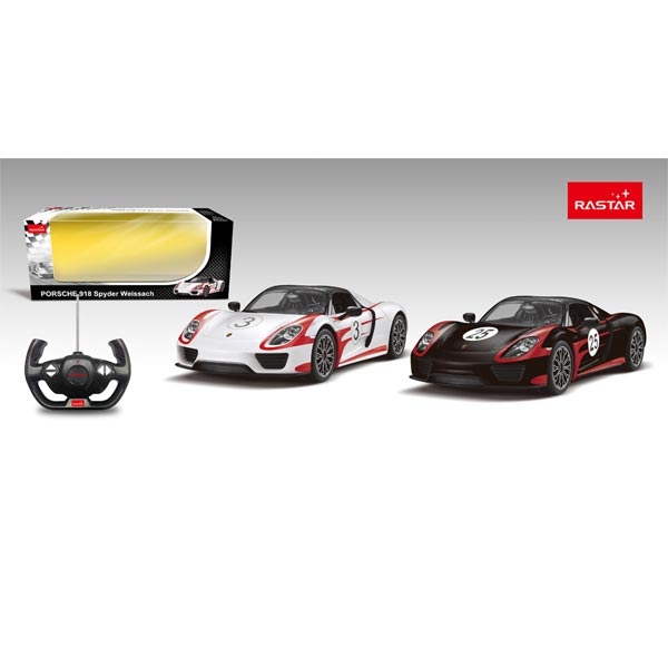 Autić na daljinsko upravljanje R/C 1:14 Porshe 918 Spider Rastar RS07841 - ODDO igračke