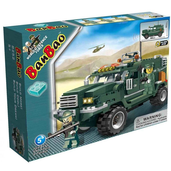 BanBao Jeep oklopno borbeno Vozilo 8252 - ODDO igračke