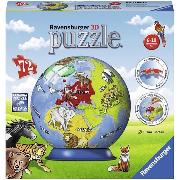 Ravensburger 3D puzzle (slagalice) Mapa sveta RA11840 - ODDO igračke