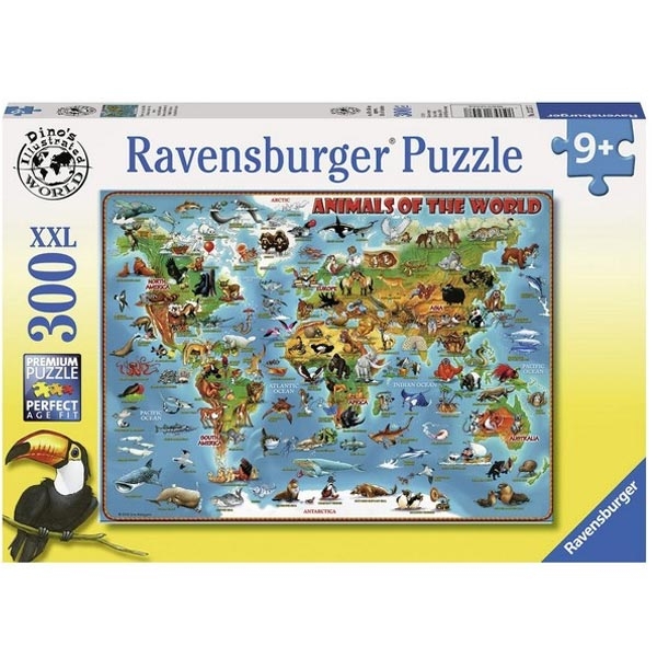 Ravensburger puzzle (slagalice) 300XXL Karta sveta RA13257 - ODDO igračke