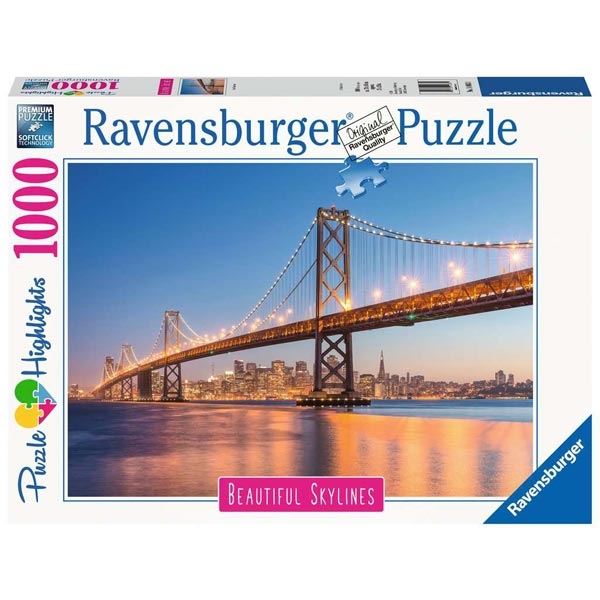 Ravensburger puzzle (slagalice) 1000pcs San Francisko RA14083  - ODDO igračke