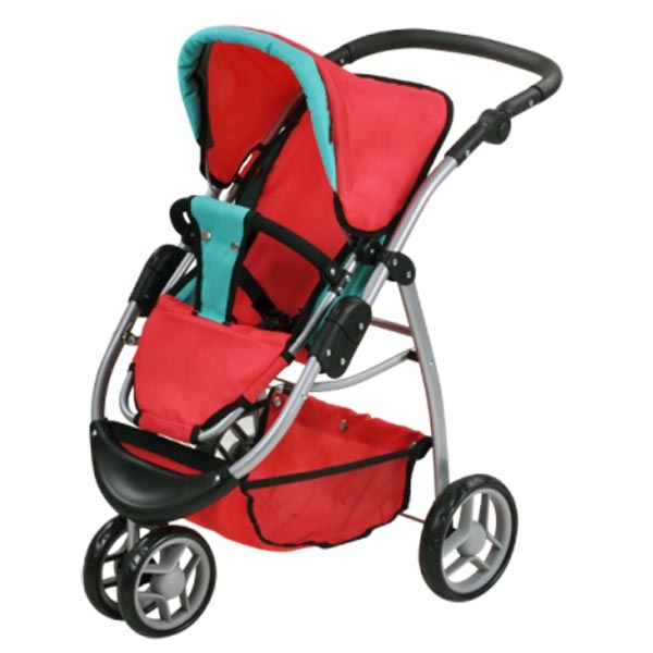 Kolica za lutke Knorr Toys Cico Red Green 90445 - ODDO igračke