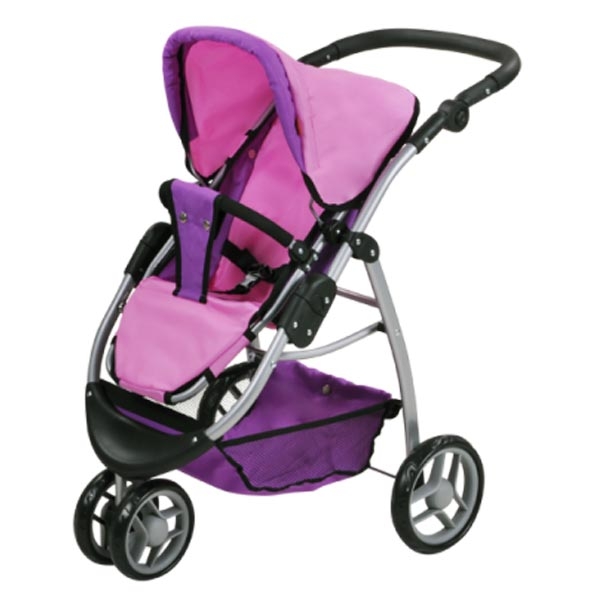 Kolica za lutke Knorr Toys Cico Pink Purple 90446 - ODDO igračke
