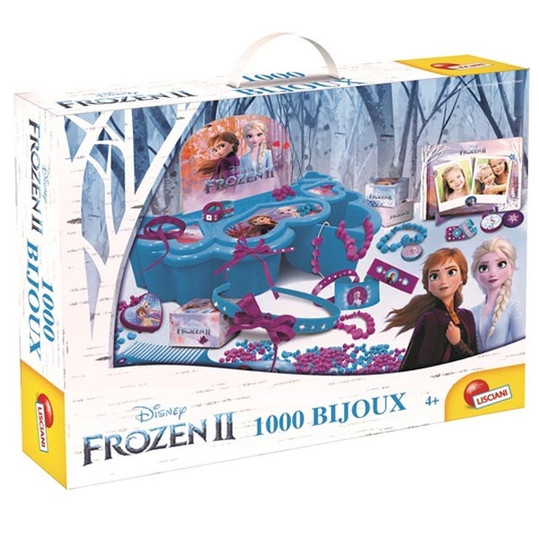Frozen II 1000 Bijoux Kreativni set kutija sa nakitom Lisciani 73702 - ODDO igračke