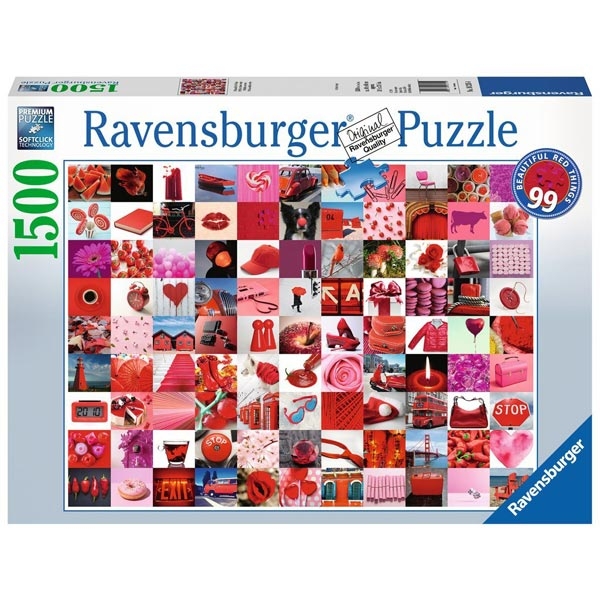 Ravensburger puzzle (slagalice)1500pcs- 99 crvenih lepih stvari RA16215 - ODDO igračke
