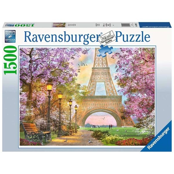 Ravensburger puzzle (slagalice) -1500pcs Paris Romance (Dominic Davison) RA16000 1500 Pcs - ODDO igračke