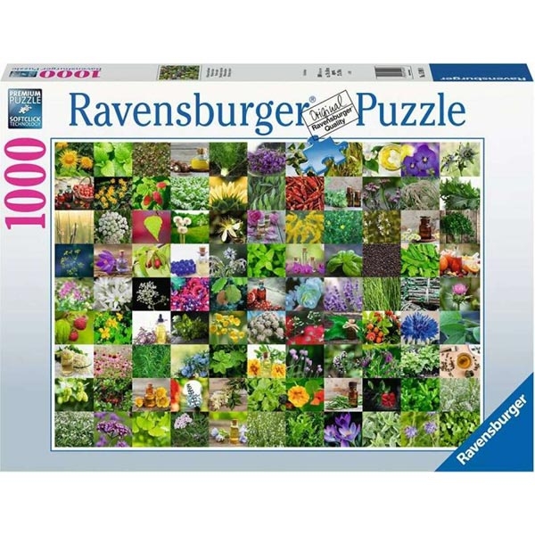 Ravensburger puzzle (slagalice) - 1000 pcs 99 biljaka i začina RA15991 - ODDO igračke