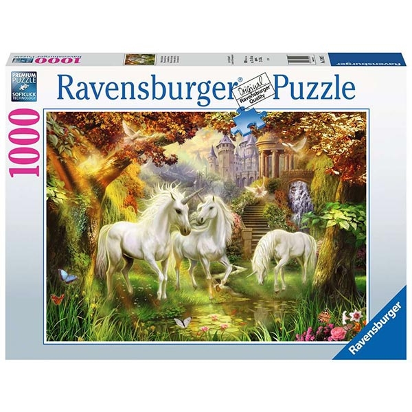 Ravensburger puzzle (slagalice) - 1000 pcs Jednorozi u šumi RA15992 - ODDO igračke