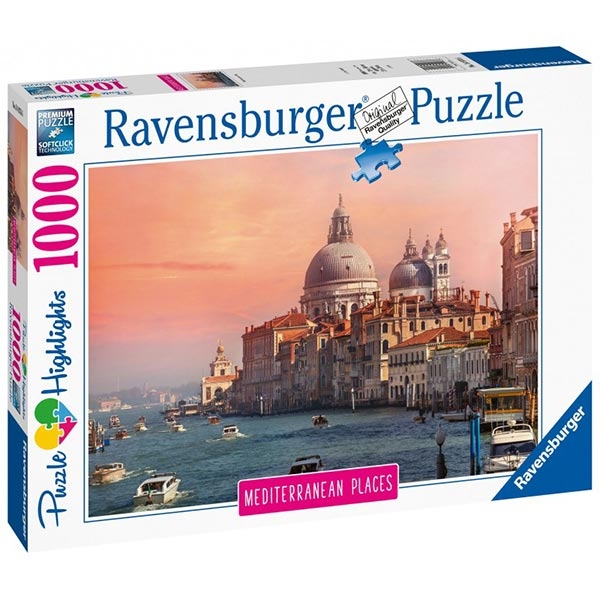 Ravensburger puzzle (slagalice) - 1000 pcs Mediterranean Places Italy RA14976 - ODDO igračke