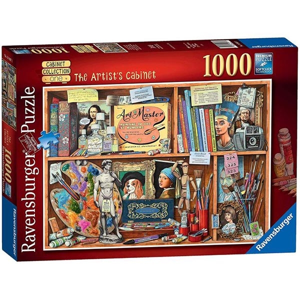 Ravensburger puzzle (slagalice) - 1000 pcs The Artists Cabinet 14997 - ODDO igračke