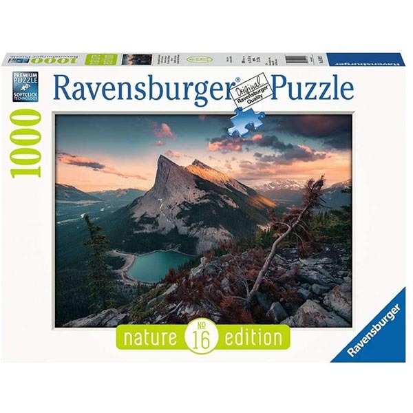 Ravensburger puzzle (slagalice) - 1000 pcs Nature Evening in the Rocky Mountains RA15011 - ODDO igračke