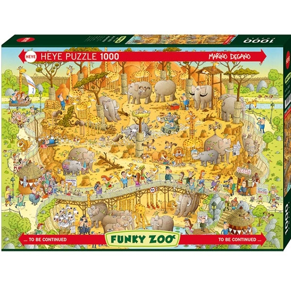 Heye puzzle 1000 pcs Degano Fanky Zoo Africa 29639 - ODDO igračke