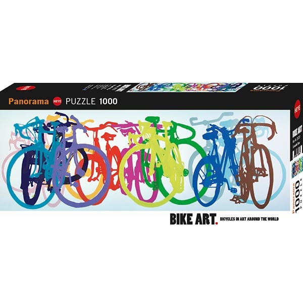 Heye puzzle 1000 pcs Bike Art Colourful Row 29737 - ODDO igračke