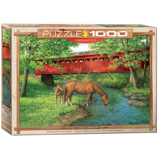 Eurographics Sweet Water Bridge by Weirs 1000-Pieces Puzzle 6000-0834 - ODDO igračke