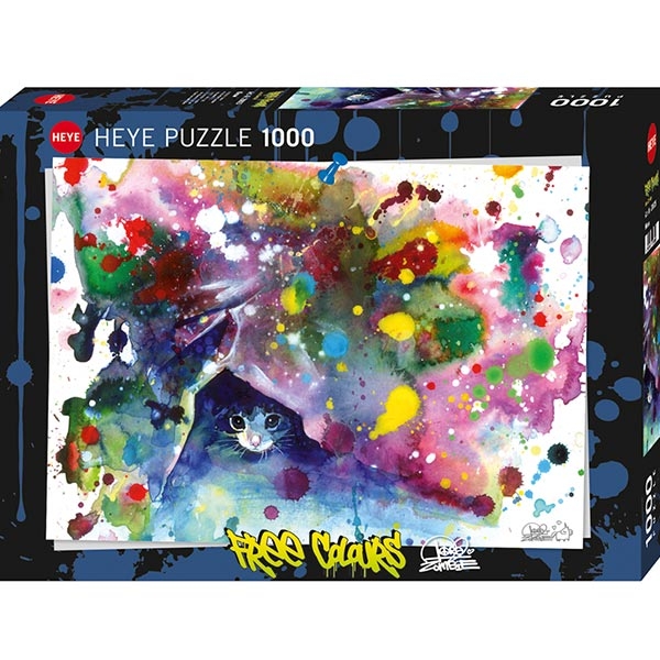 Heye puzzle 1000 pcs Free Colours Pogodi gde sam 29825 - ODDO igračke