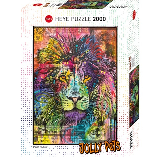 Heye puzzle 2000 pcs Jolly Pets Lion’s Heart 29894 - ODDO igračke