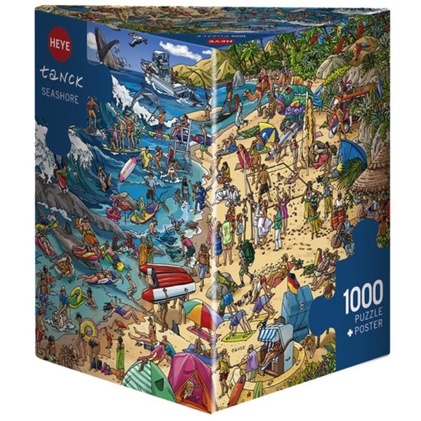Heye puzzle 1000 pcs Triangle Tanck Seashore 29922 - ODDO igračke
