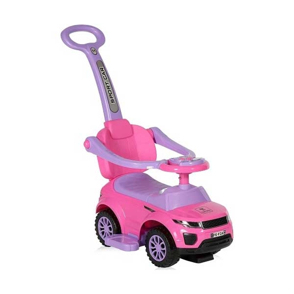 Guralica za decu sa ručkom RIDE-ON Auto Mercedes off road + handle pink Bertoni 10400030004 - ODDO igračke