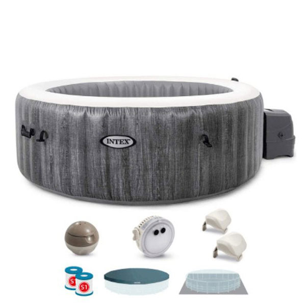 Bazen PURE-SPA GREYWOOD DELUXE SET 196cm INTEX 28440EX - ODDO igračke