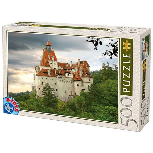 DToys Puzzla Bran Castle Romania 500pcs 63052-02 - ODDO igračke