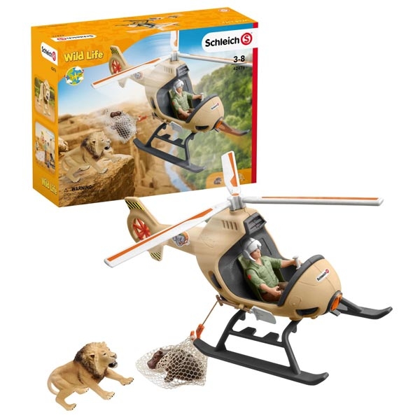 Schleich Helikopter za spasavanje životinja 42476 - ODDO igračke