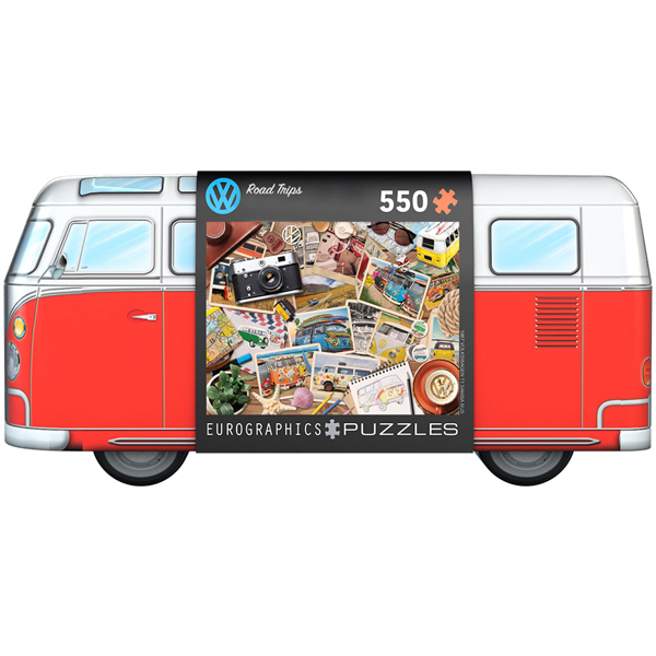 Eurographics VW Bus Tin - Road Trips 550 Pieces Puzzle 8551-5576 - ODDO igračke