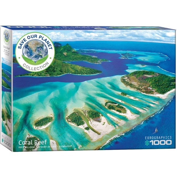 Eurographics Save Our Planet Puzzles Coral Reef 1000pcs 6000-5538 - ODDO igračke