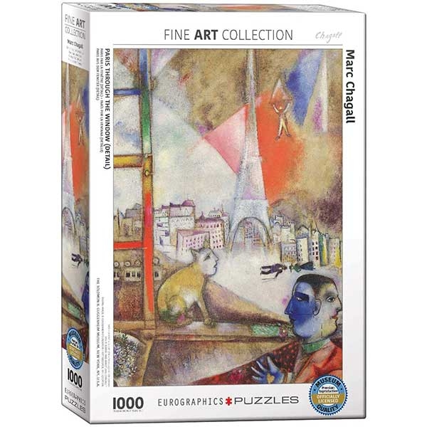 Eurographics Marc Chagall Paris Through the Window 1000-Piece Puzzle 0853 - ODDO igračke