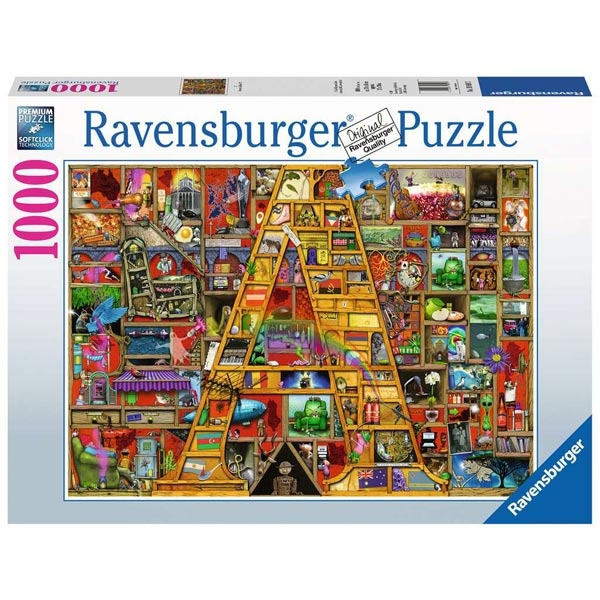 Ravensburger puzzle (slagalice) - 1000pcs Alfabet RA19891 - ODDO igračke