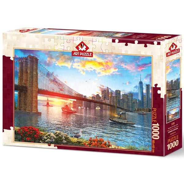 Art puzzle Sunset in New York 1000pcs - ODDO igračke