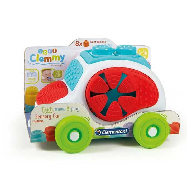 Mekane gumene kocke i Interaktivna igračka CLEMMY auto CL17315 - ODDO igračke