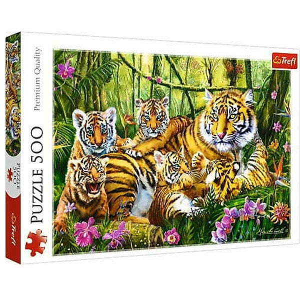 Trefl Puzzla The Tiger Family 500pcs 37350 - ODDO igračke