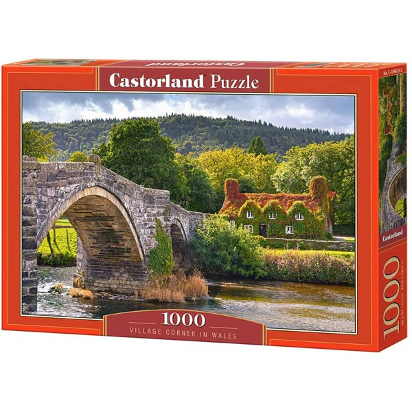 Castorland puzzla 1000 Pcs Village Corner in Wales 104673 - ODDO igračke