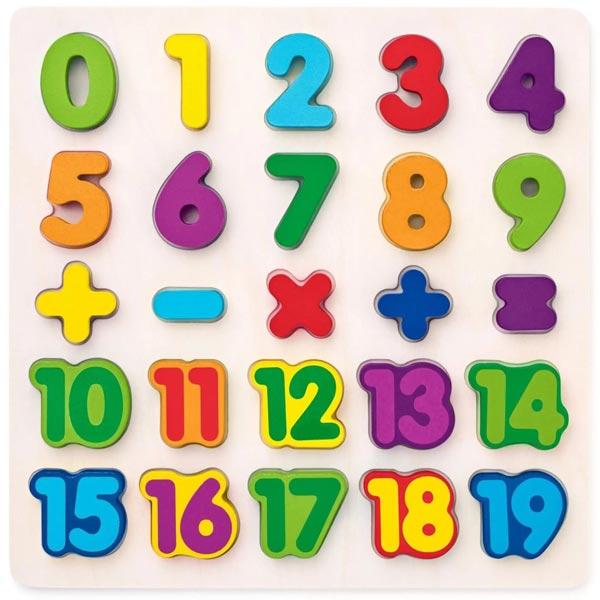 Woody Puzzle - brojevi + operacije 90069 - ODDO igračke