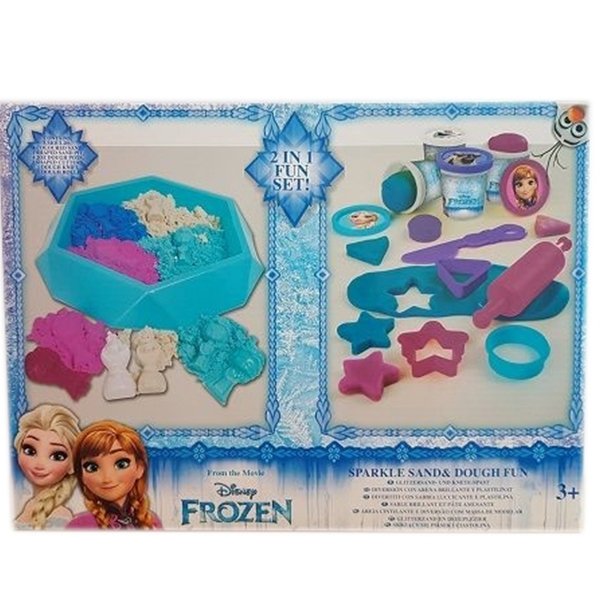 Frozen Svetlucavi magični pesak za modelovanje + plastelin DFR16-4736-OS-FO - ODDO igračke