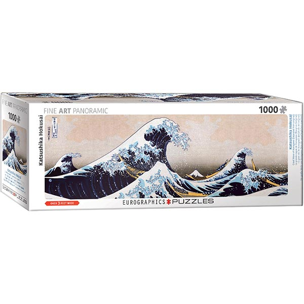 Eurographics Panoramic Fine Art Great Wave of Kanagawa 6010-5487 1000 pieces Puzzle - ODDO igračke