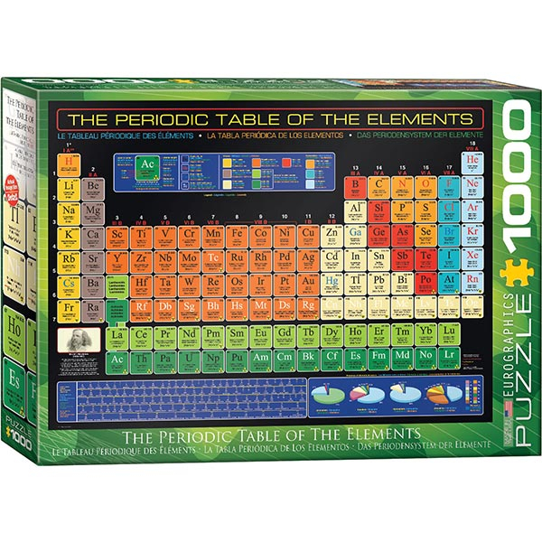 Eurographics puzzle The Periodic Table of the Elements 1000 pcs 6000-1001 - ODDO igračke