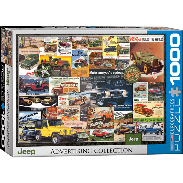 Eurographics puzzle Jeep Advertising Collection 1000 pcs 6000-0758 - ODDO igračke