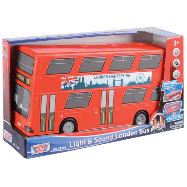 Motor Max 12" Light and Sound London Bus Igračka za Decu 25/78316 - ODDO igračke