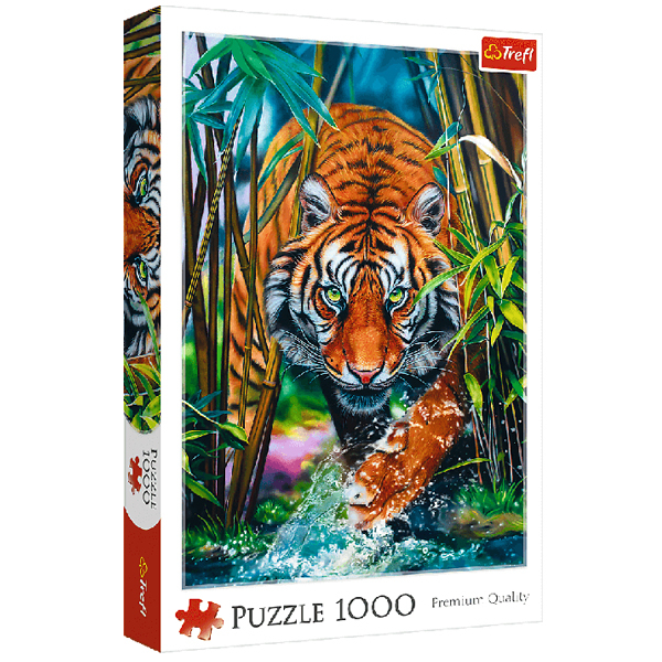 Trefl Puzzla 1000 pcs Grasping Tiger 10528 - ODDO igračke