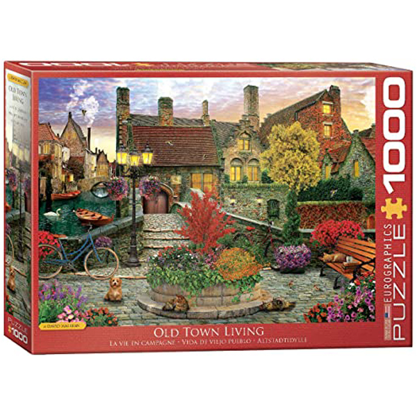 Eurographics Old Town Living by David Mclean 1000-Piece Puzzle 6000-5531 - ODDO igračke